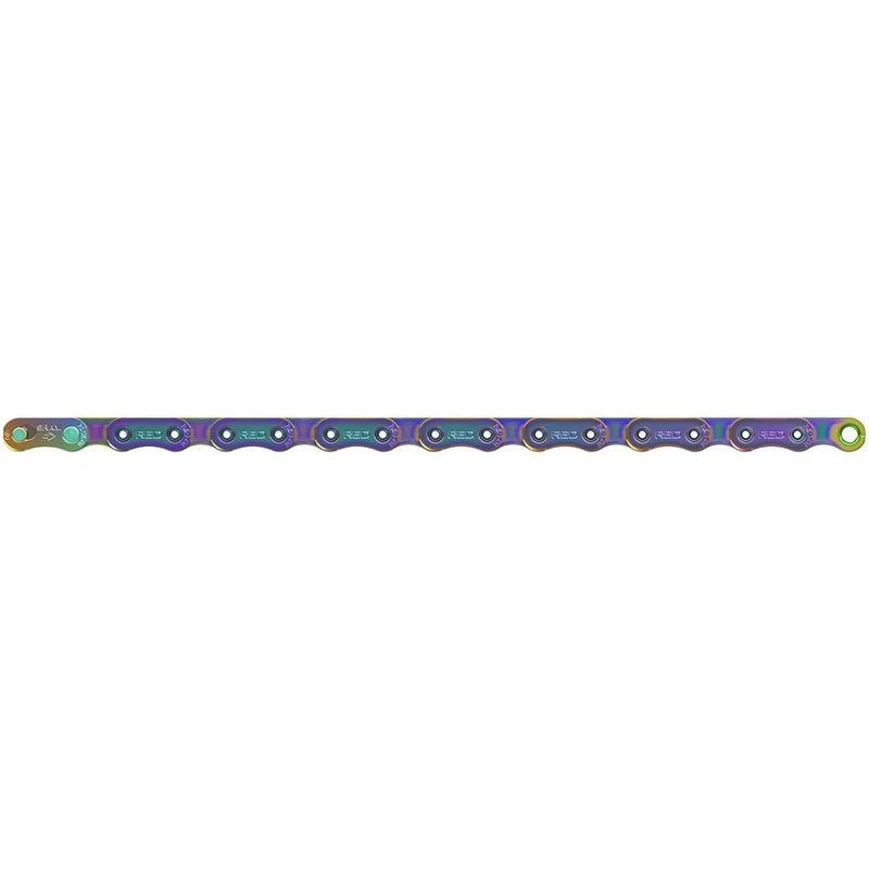SRAM RED Flattop Chain D1 – 12-Speed – 120 Links – Rainbow