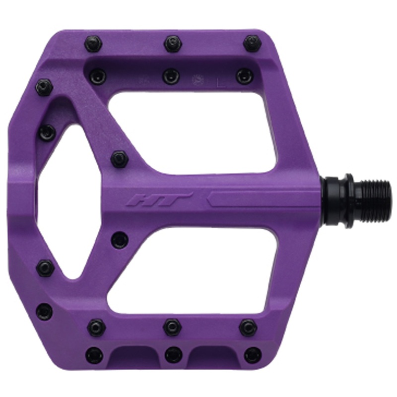 HT Pedals PA32A Platform Pedals – CrMo Spindle – Dark Purple