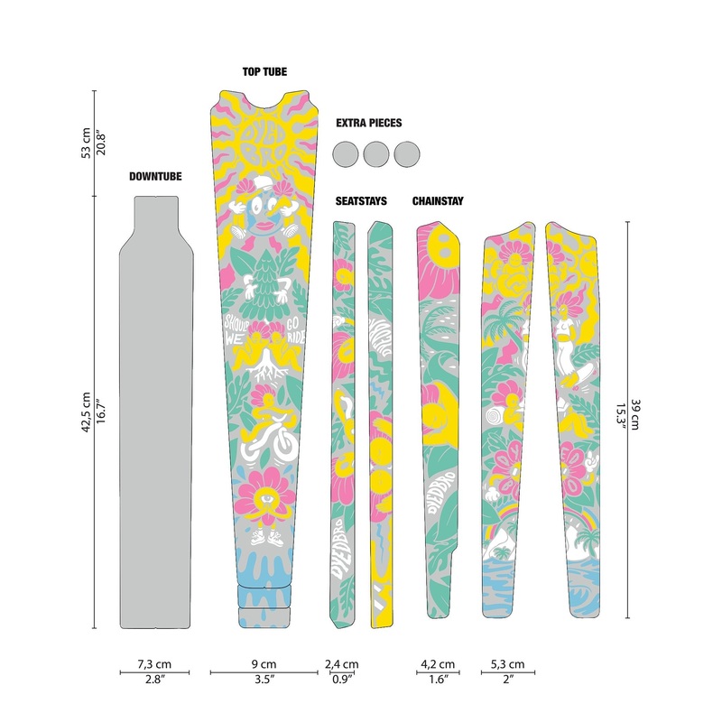 DYEDBRO Gravel Frame Protection – Victor Brousseaud Color