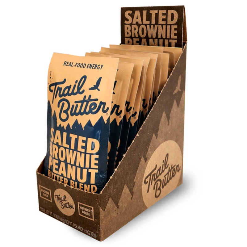 Trail Butter Salted Brownie Peanut, 33g, Single