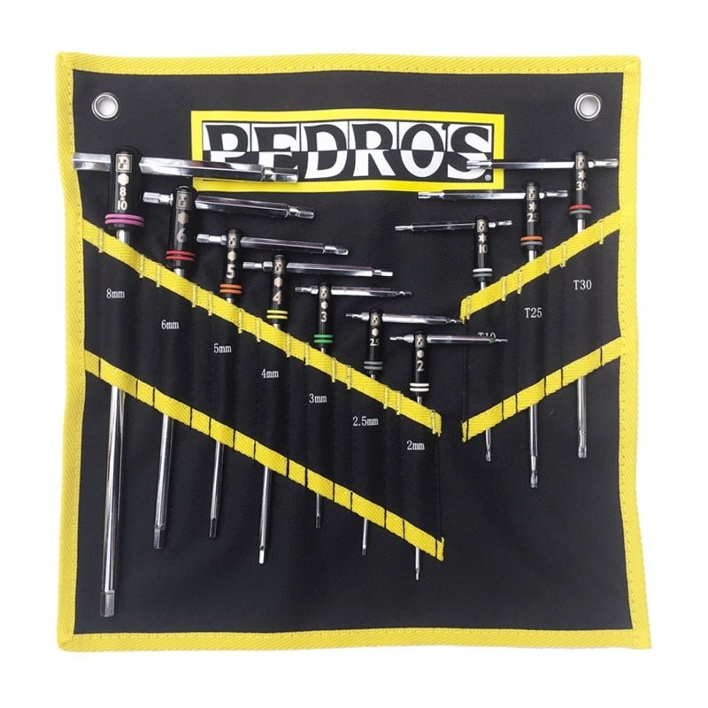 Pedros Master T-Handle Set II Hex Wrench Set