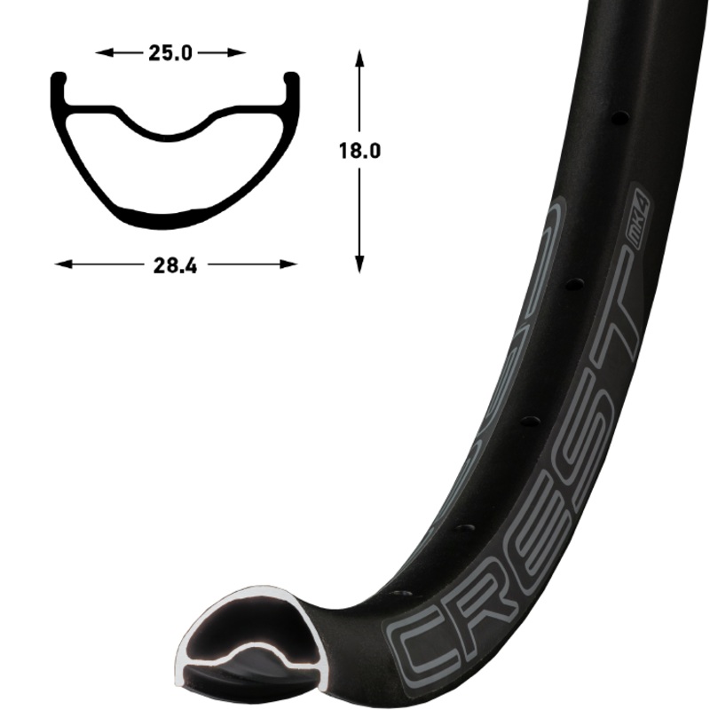 Stan’s Crest MK4 Rim-24″ & 26″ & 27.5″ & 29″-28 & 32 & 24