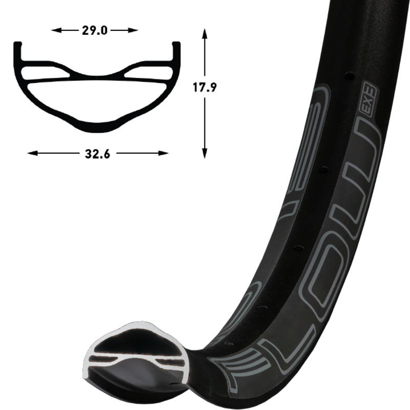 Stan’s Flow EX3 Rim-27.5″ & 29″-32