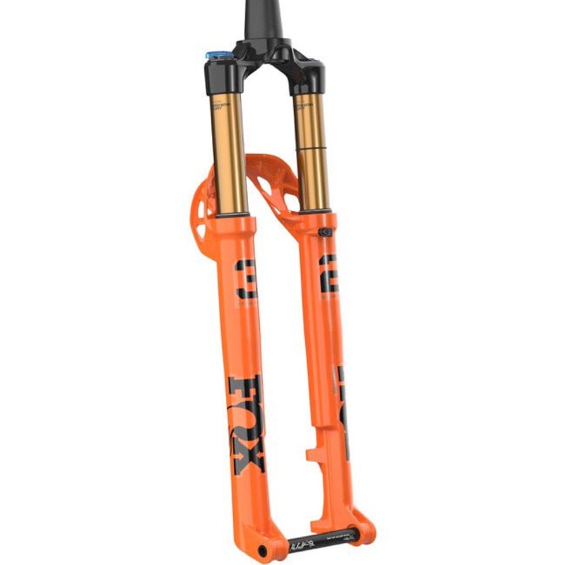 2025 Fox 32 Factory Step Cast Fork – Shiny Orange – 29 – 100mm – GRIP SL