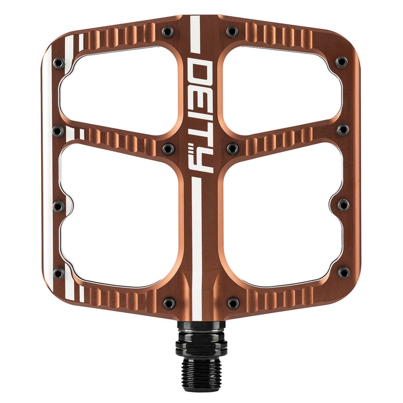 Deity Flat Trak Pedals – Bronze
