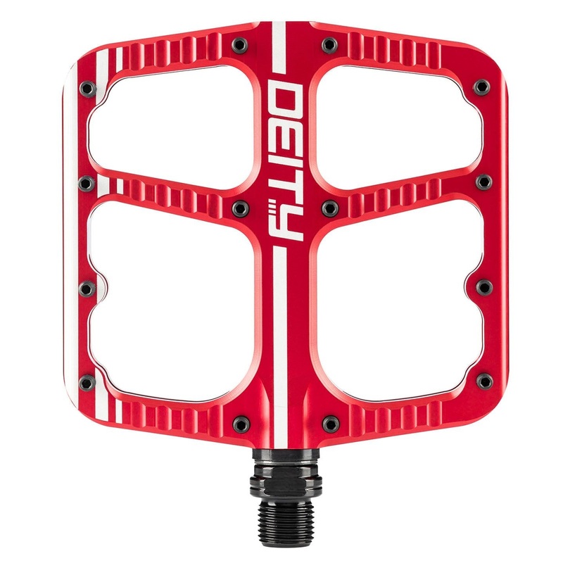 Deity Flat Trak Pedals – Red