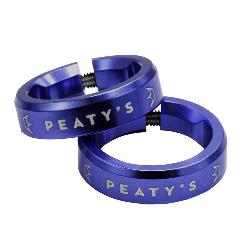 Peaty’s Monarch Grip Lockrings – Pair – Navy