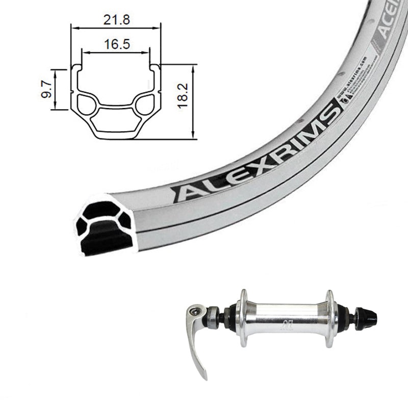 Damco Alexrims Ace-18 700C Rim Brake Front Wheel