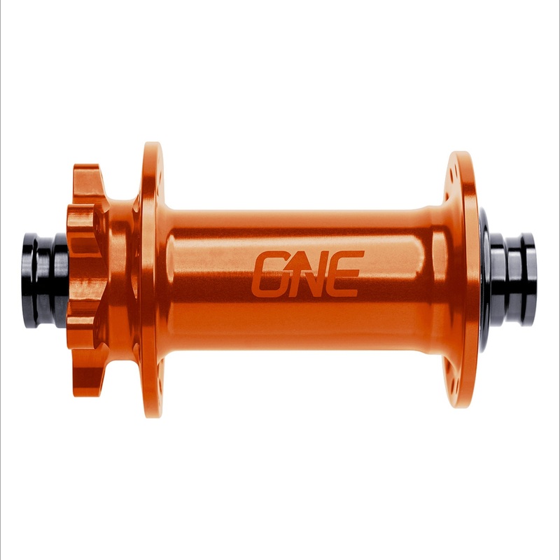 OneUp Components Front Hub – 15x110mm – 6-Bolt – 28h – Orange