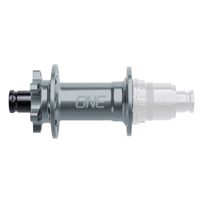 OneUp Components Rear Hub – 12x148mm – 6-Bolt – 28h – Gray (No Freehub)