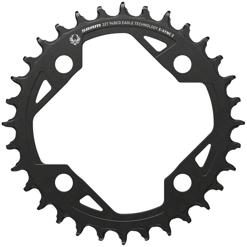 SRAM X-SYNC 2 Eagle E-MTB Chainring – 32t 94 BCD Aluminum Black