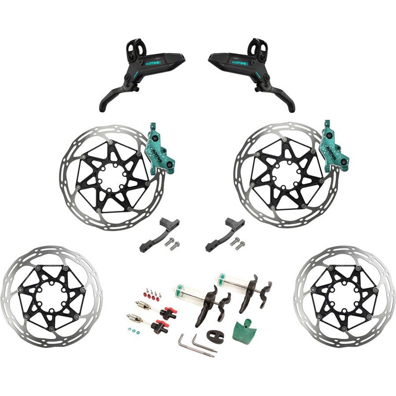 SRAM Motive Ultimate Brake – Expert Kit – Teal Splatter