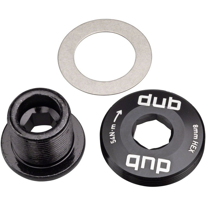 SRAM Self-Extracting Crank Arm Bolt Kit – M18/M30, DUB, Steel, Black