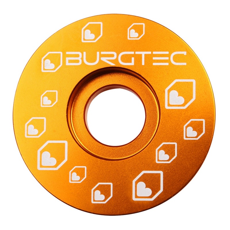 Burgtec Top Cap – Iron Bro Orange