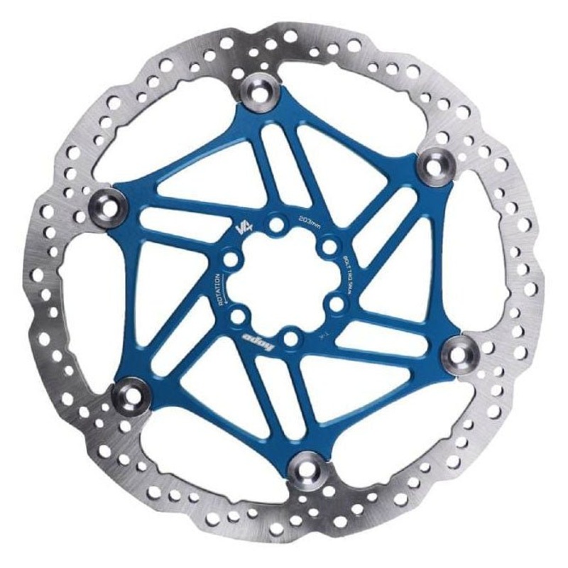 Hope V4 Vented Disc Rotor – 6-Bolt – 220mm – Blue