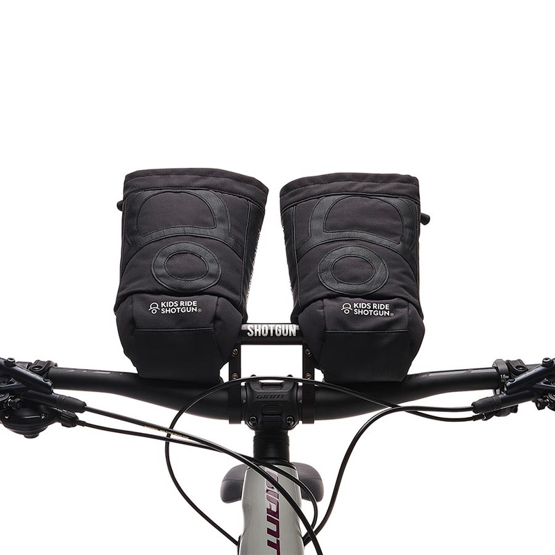 Kids Ride Shotgun Shotgun Pogies Black