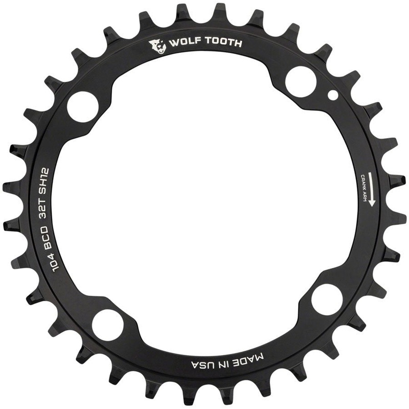 Wolf Tooth 32T 104 BCD Drop-Stop ST Chainring