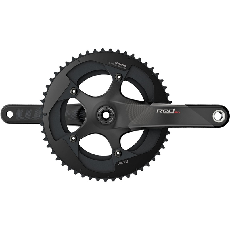 SRAM RED E-Tap GXP Crankset-170mm & 172.5mm & 175mm-34/50T & 36/52T & 39/53T