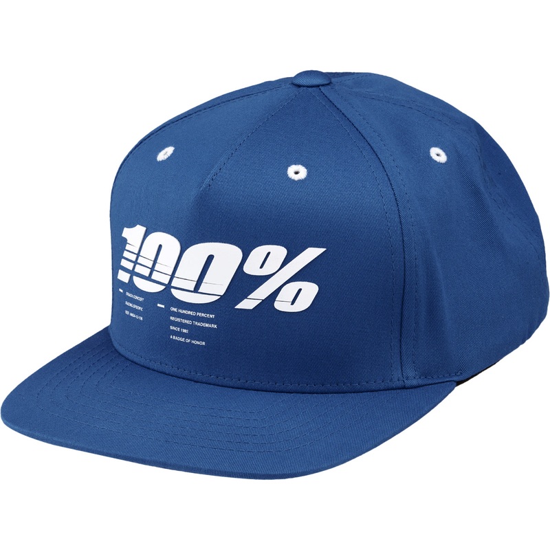 100% Drive Youth Snapback Hat-Blue