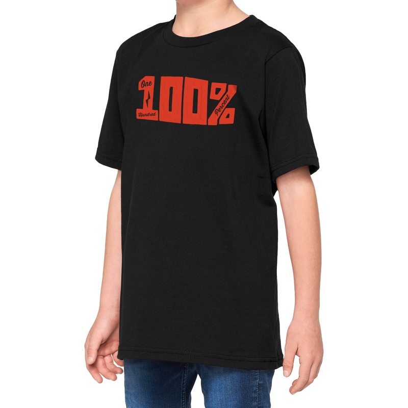 100% Kurri Youth SS T-Shirt-SM & MD & LG-Black