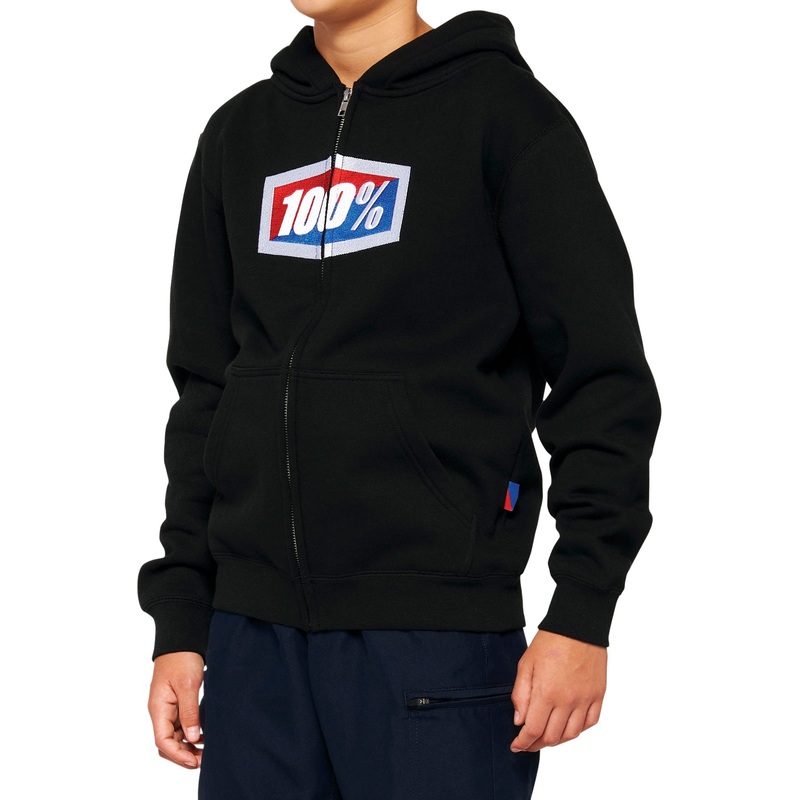 100% Official Fleece Youth Zip Hoodie