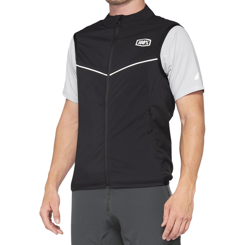 100% Corridor Stretch Vest-SM & MD & LG & XL-Black