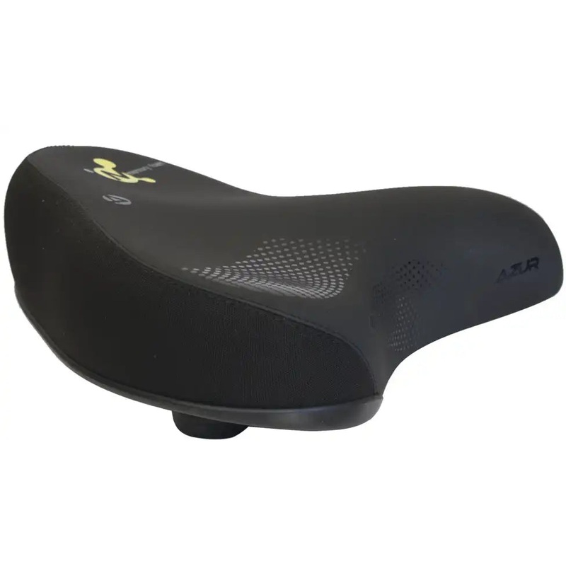Azur Pi Memory Foam Saddle-Black