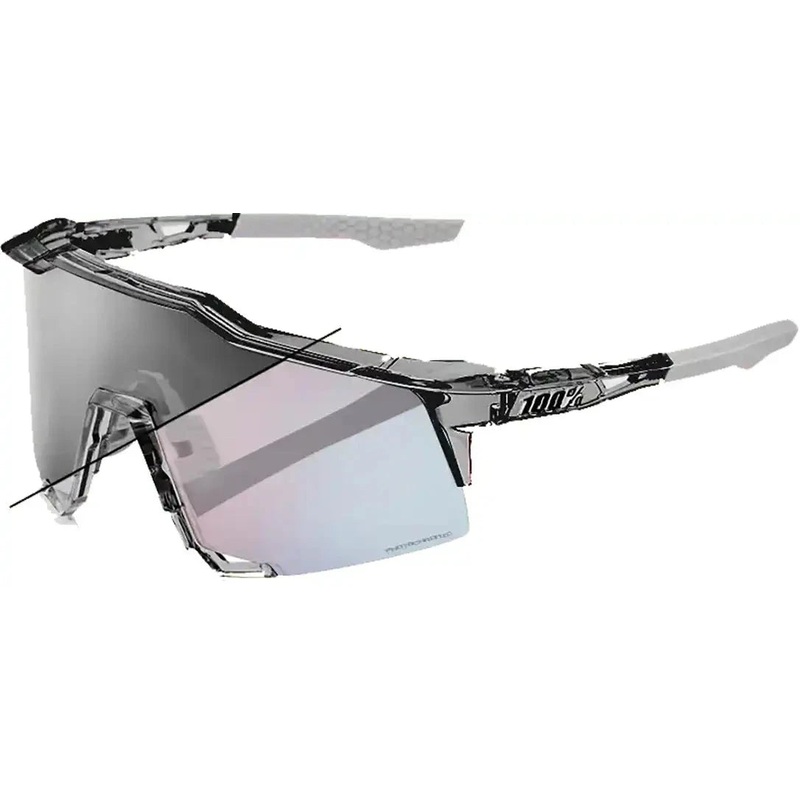 100% Speedcraft Glasses-Polished Translucent Grey / Rose Gold Photochromatic