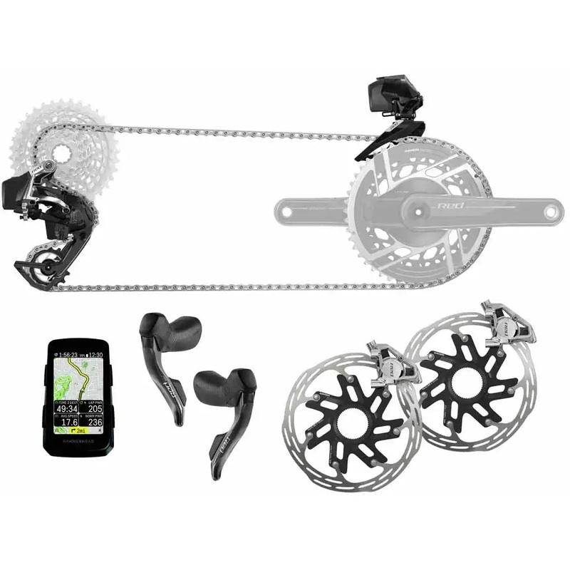 SRAM Red E1 AXS eTap 12sp HRD Groupset