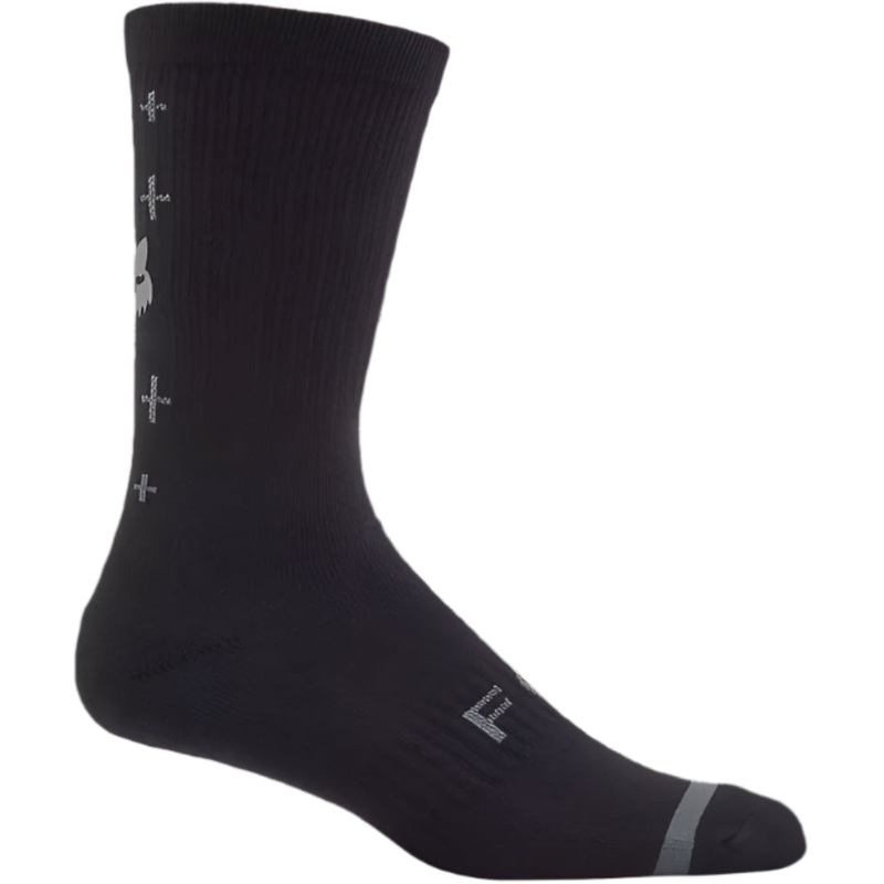 Fox Defend 8 Lunar Mens Socks-L/XL / 43-45 & S/M / 39-42 & XS/S / 36-41-Black