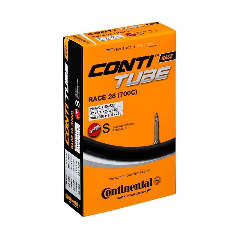 Continental Race 28 Road Tube-700 x 20-25 PV 42mm & 700 x 20-25 PV 60mm & 700 x 20-25 PV 80mm & 700 x 25-32 PV 60mm