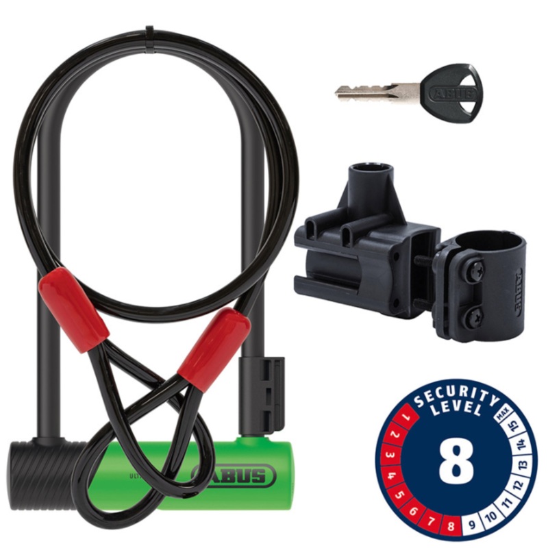ABUS 410K Ultra U-Lock/Cable Combo Pack
