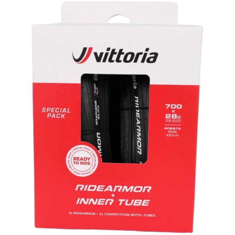 Vittoria RideArmor G2 Folding Road Tyre Twin Pack