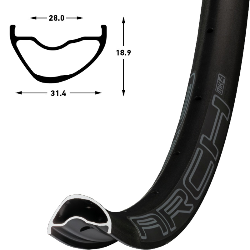 Stan’s Arch MK4 Rim-26″ & 27.5″ & 29″-32 & 28