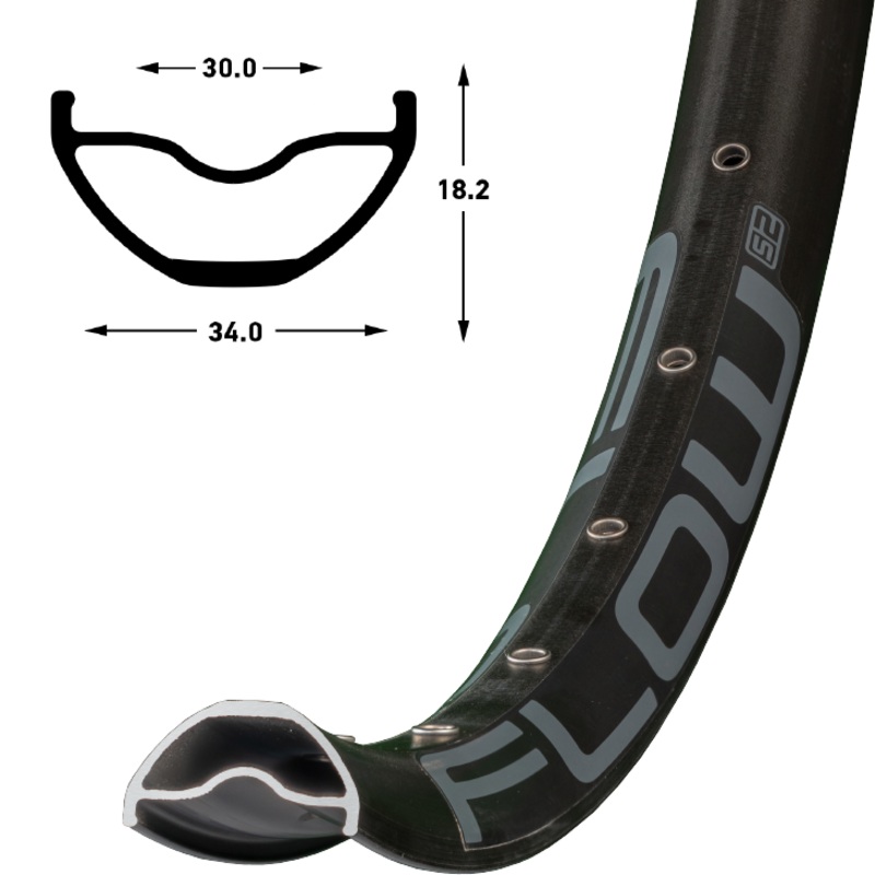 Stan’s Flow S2 Rim-27.5″ & 29″-32