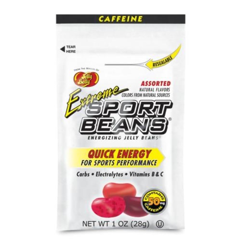 SPORT BEANS EXTREME ASSORTED W/CAFFEINE 28GR