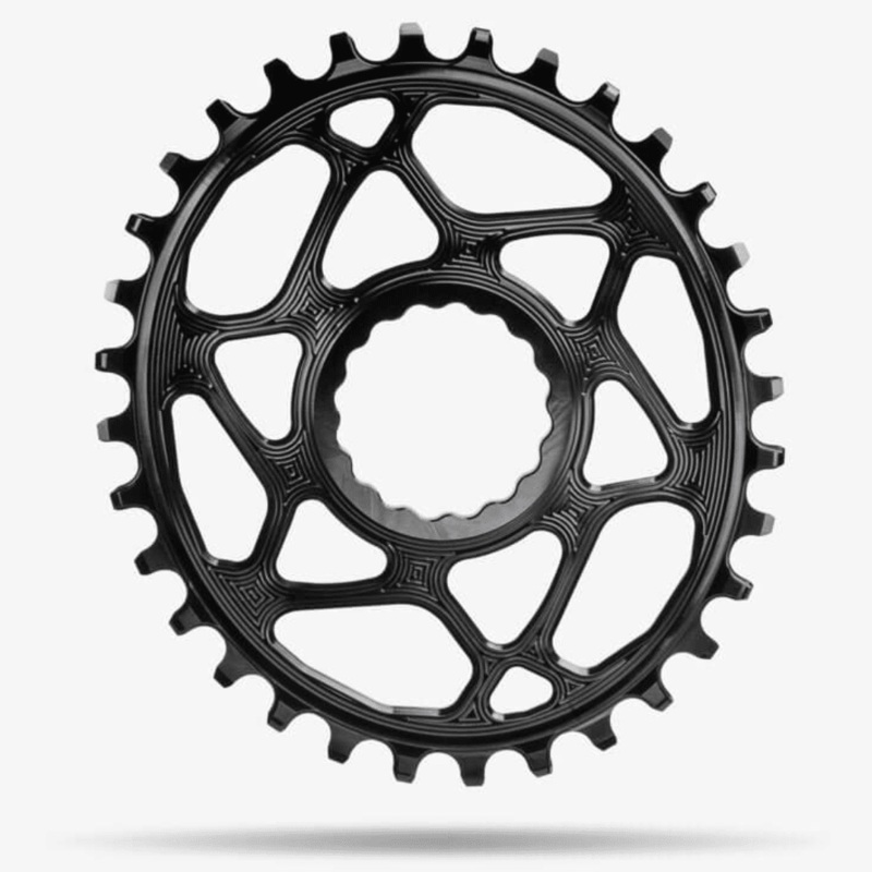PLATO ABSOLUTE BLACK 34T RACEFACE OVAL