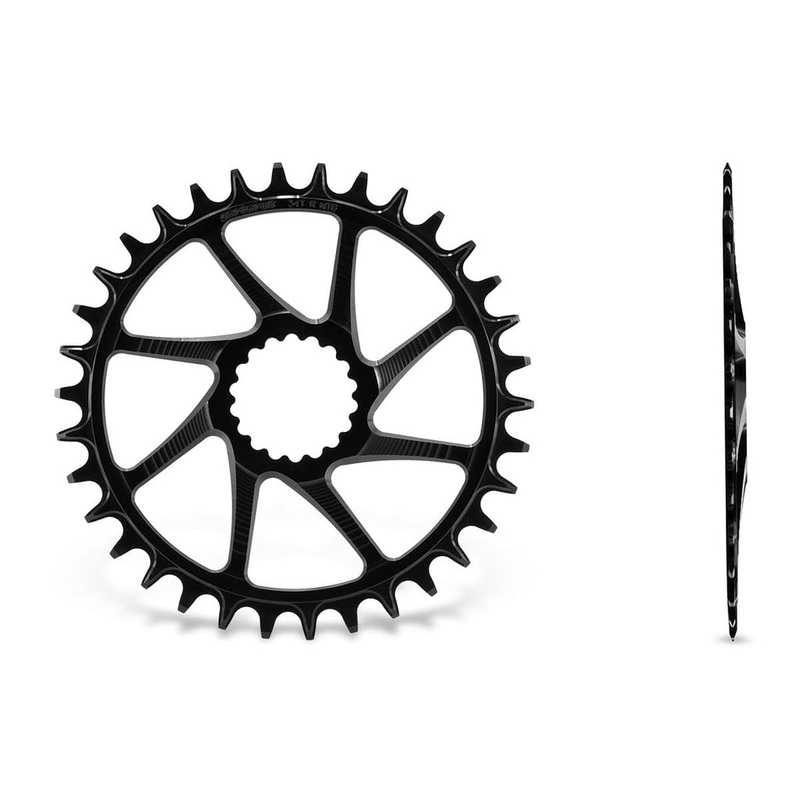 PLATO GARBARUK DM MTB CHAINRING FOR CANNONDALE ROUND BOOST 34T, NEGRO