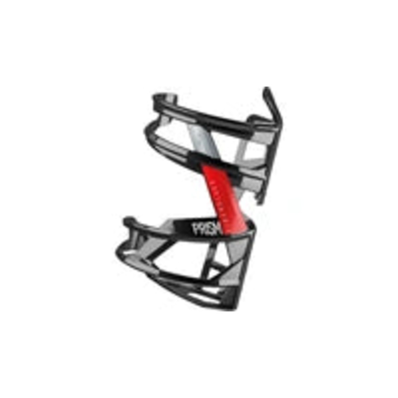 PORTA ANFORA ELITE PRISM IZQUIERDA NEGRO BRILLANTE CON ROJO