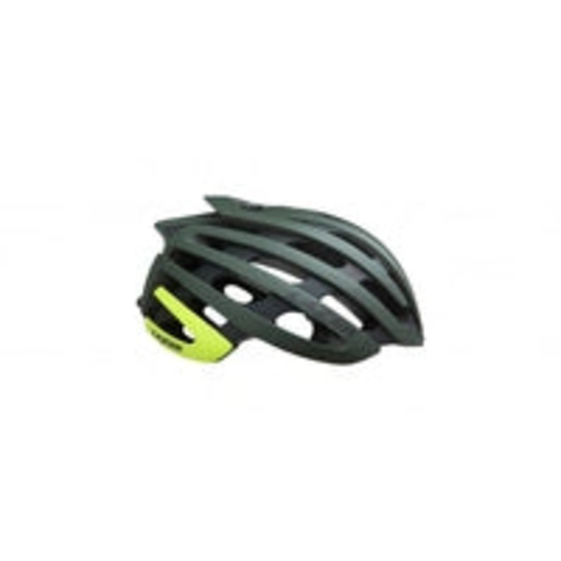 CASCO ROAD Z1 MIPS VERDE OSCURO MATE AMARILLO FLASH TALLA S