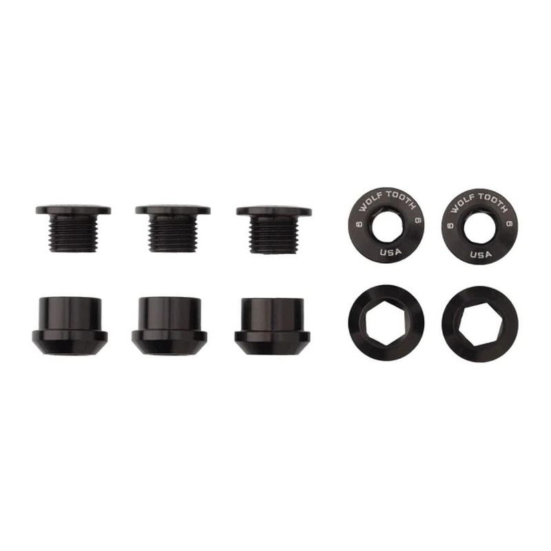 WOLFTOOTH JGO. 5 TORNILLOS/TUERCAS PARA PLATO