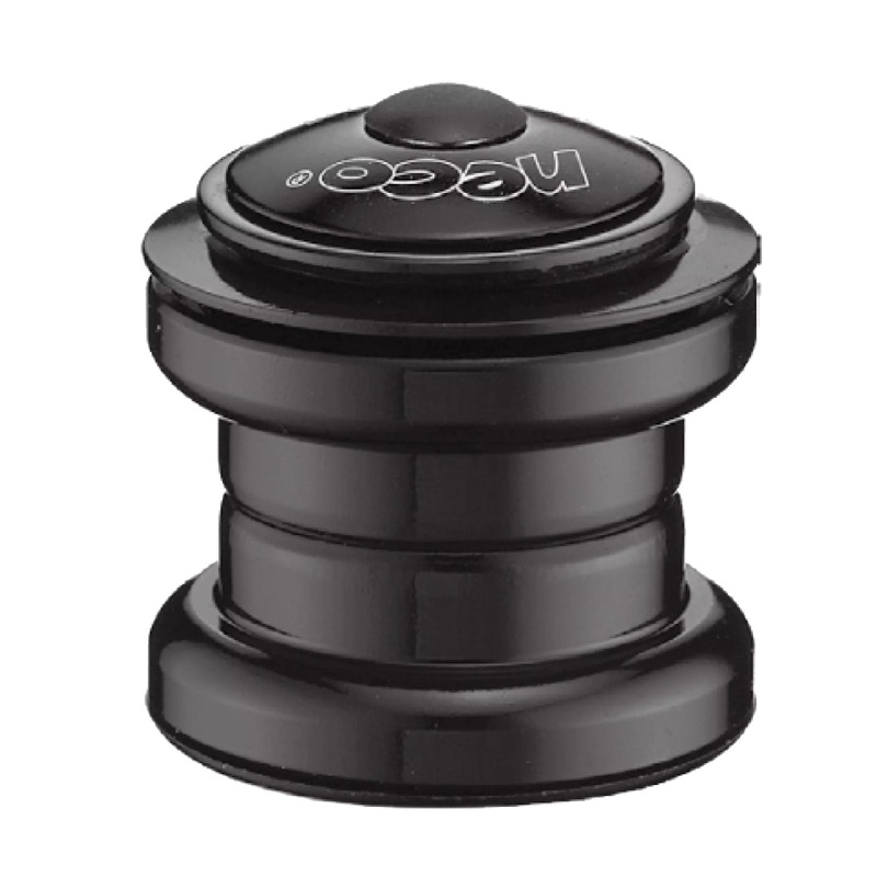 TAZA DE DIRECCION NECO H626 1 TIPO AHEAD SIN ROSCA ALUMINIO NEGRO