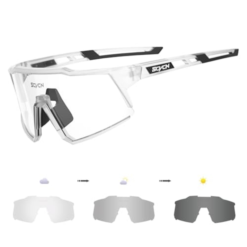 SCVCN AERO LENTES MTB BLANCO/BLANCONEGRO/FOTOCROMTICOS AZUL