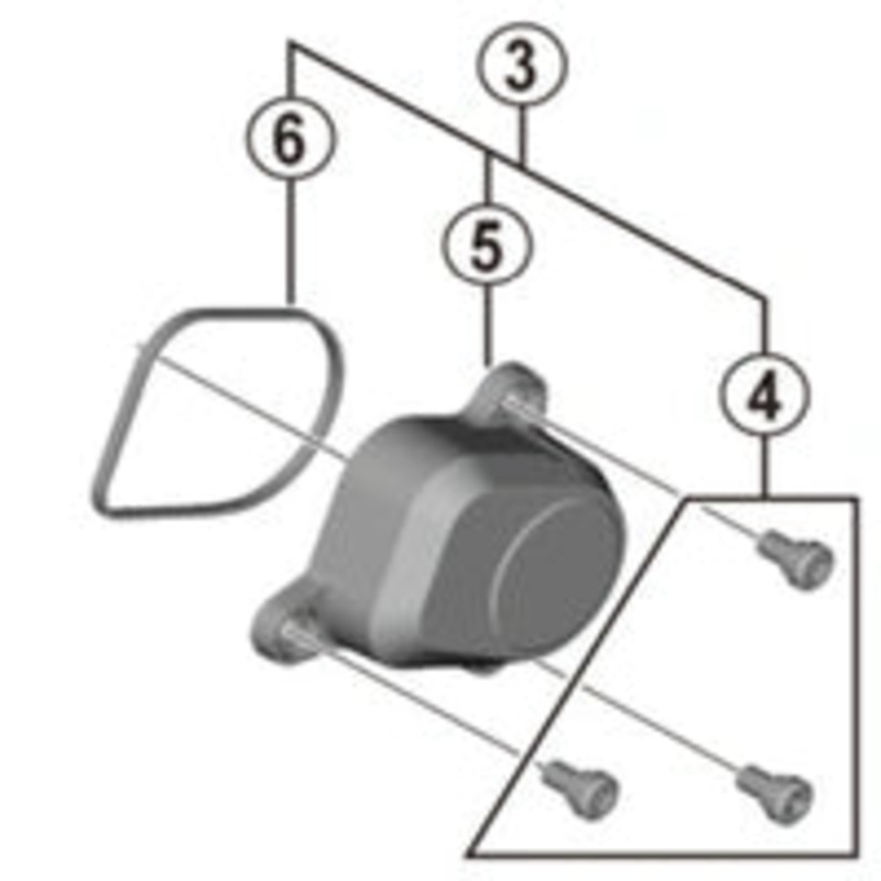 RD.RX812 P.COVER UNIT SHIMANO